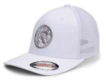 RealTruck White Topographic Trucker Cap