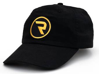 RealTruck Black Circle R Dad Cap