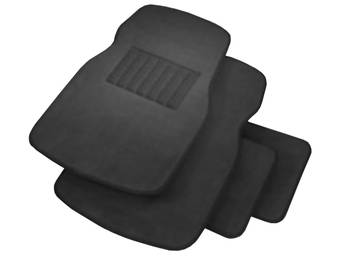 Rubber Queen black carpet floor mats