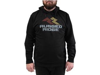 Rugged Ridge Men's Black Double R Hoodie